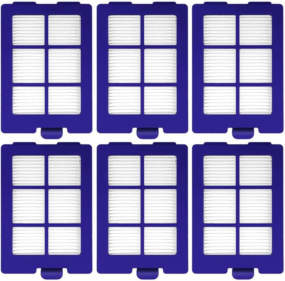 2/6 Pcs Hepa Filters Parts For Eufy Robovac X8, X8 Hybrid Robot Vacuum Cleaners Accessories Replacement (6 Pcs)