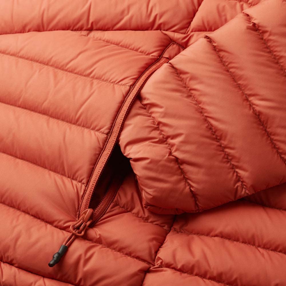 ALTUS Denali Chaqueta de pluma con capucha |Repelente al agua | Transpirable | Ressitente al viento | Hombre
