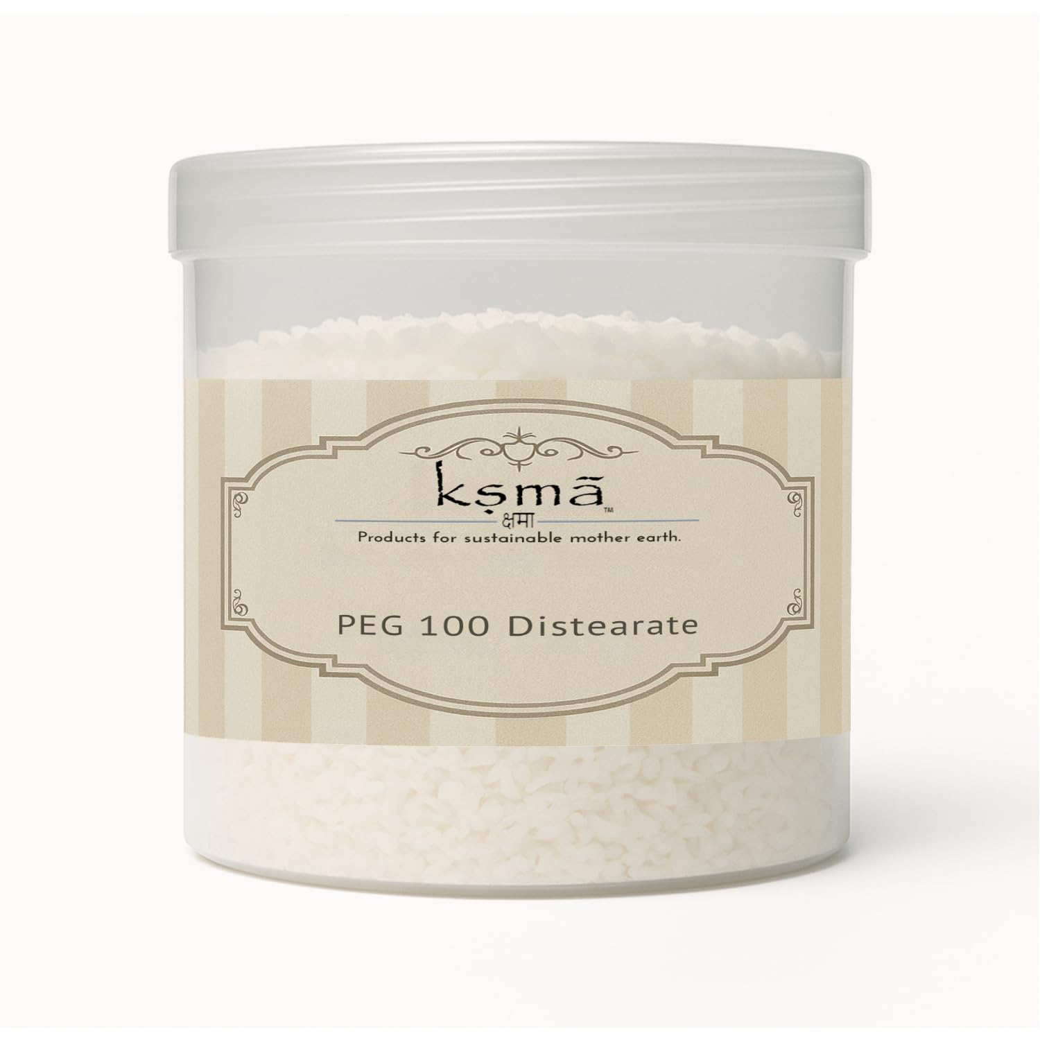 Peg-100 Stearate For Soap Making, Shampoo,Cosmetics,Moisturizer,Lotion Making, Domestic Use & Diy Personal Care For Face, Hair, Skin & Body(400gm)