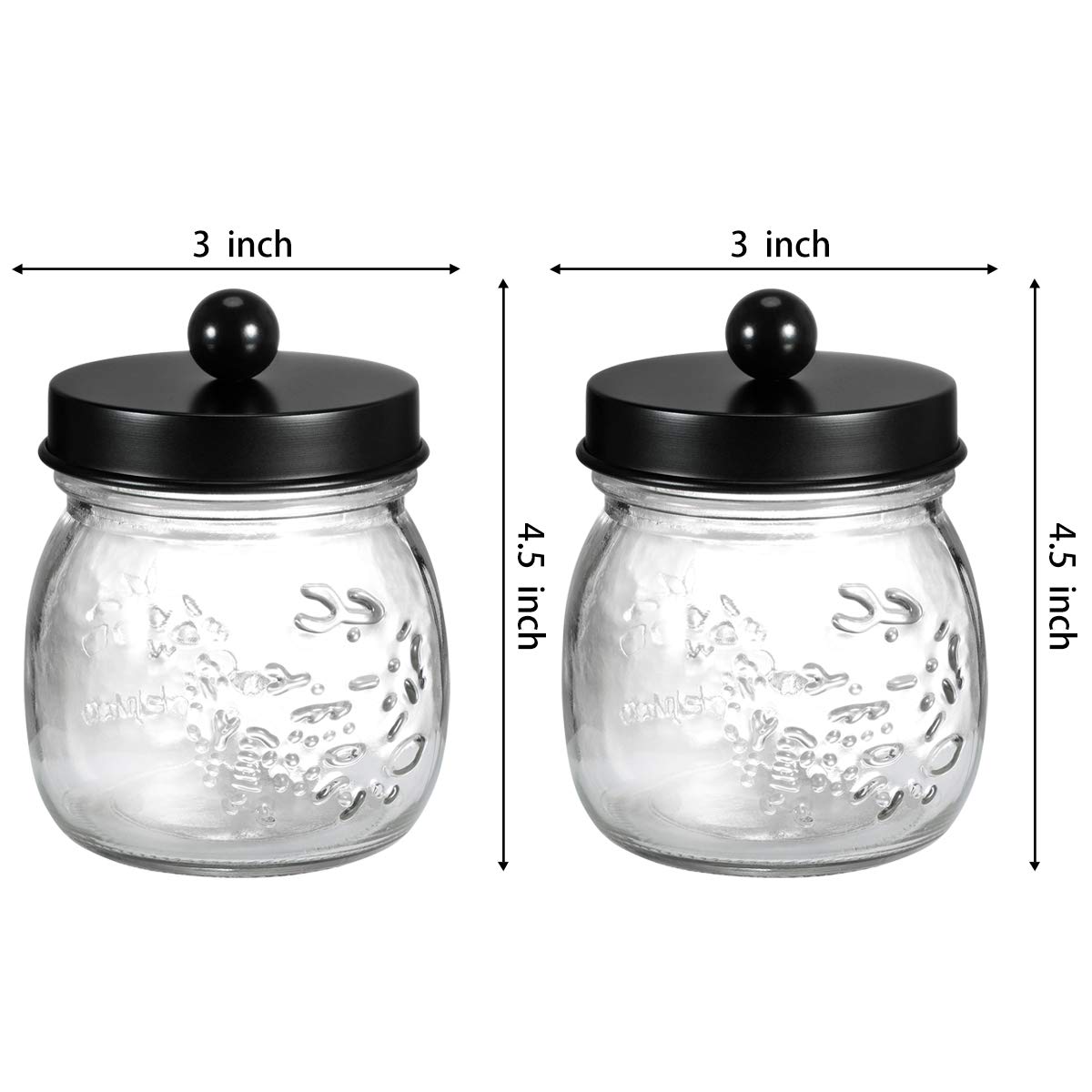 Buy SheeChung Apothecary Jars Set,Mason Jar Decor Bathroom Vanity