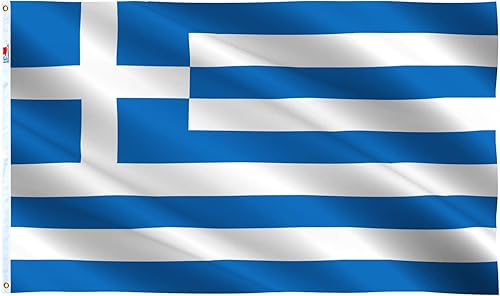 Miniatura 11 de rhungift Bandera de El Salvador de 3 x 5 pies para exteriores, grande, moderada para exteriores, ambos lados, poliéster 100D, cabecera de lona