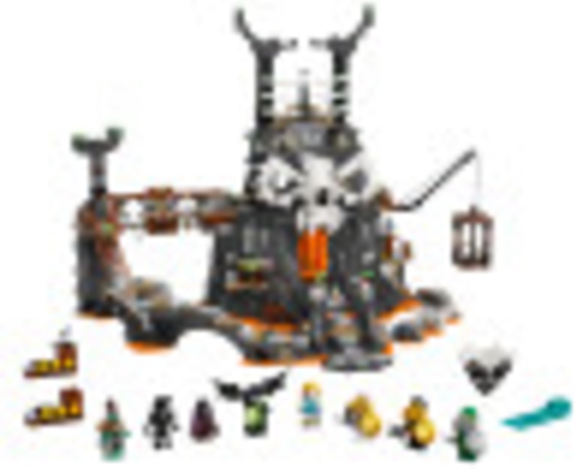 LEGO NINJAGO Skull Sorcererโs Dungeons 71722 Dungeon Playset Building Toy for Kids Featuring Buildable Figures (1,171 Pieces)