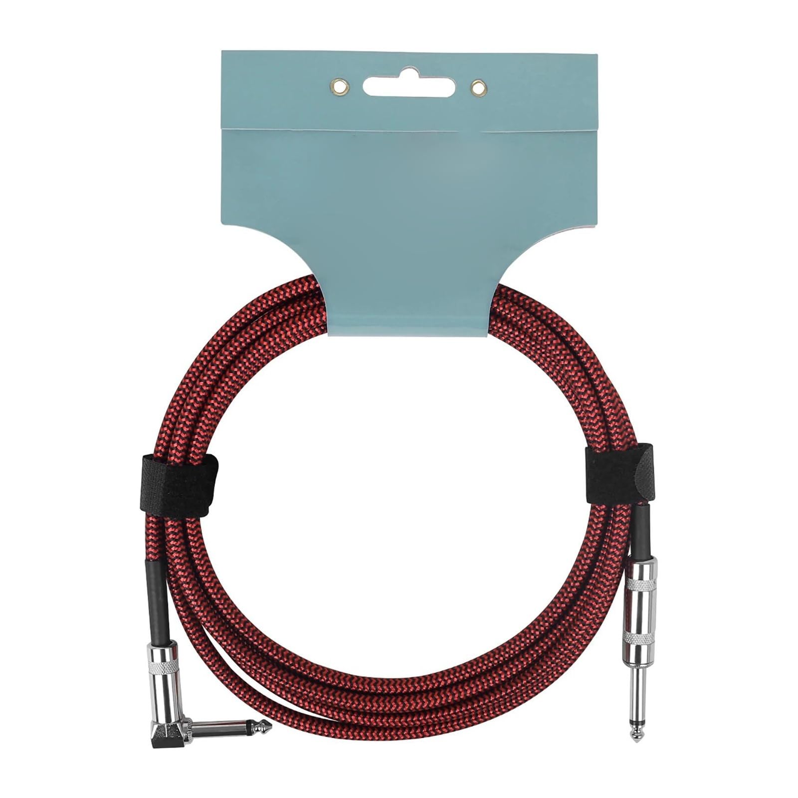 Kable do gitary kable z redukcją szumów kolorowe plecione ekranowane akcesoria do gitar basowych Profesjonalny kabel audio do gitary