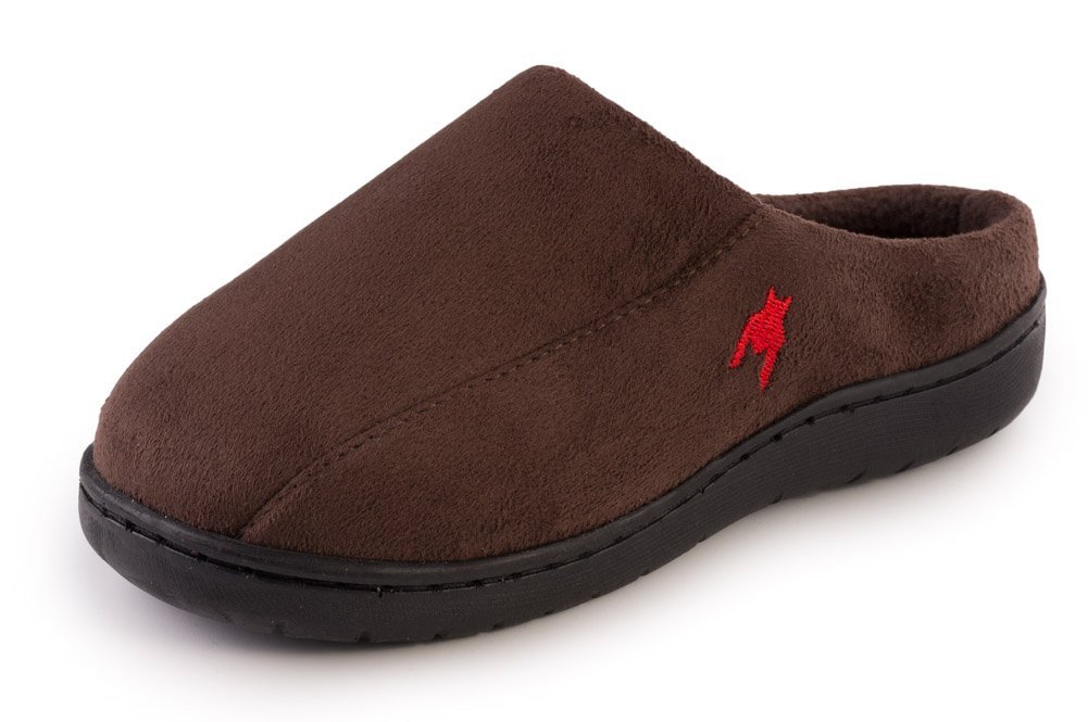 Beyond boys" Boys New Suade, Comfortable and Relaxing Slip-on Clog Slippers (12-13 Little Kid, Brown)