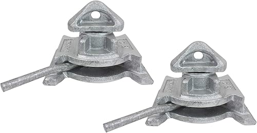 Miniatura 7 de Mytee Products Paquete de 8 contenedores de envío con bloqueo manual de giro  estilo cola de milano  Se utiliza para asegurar contenedores de envío