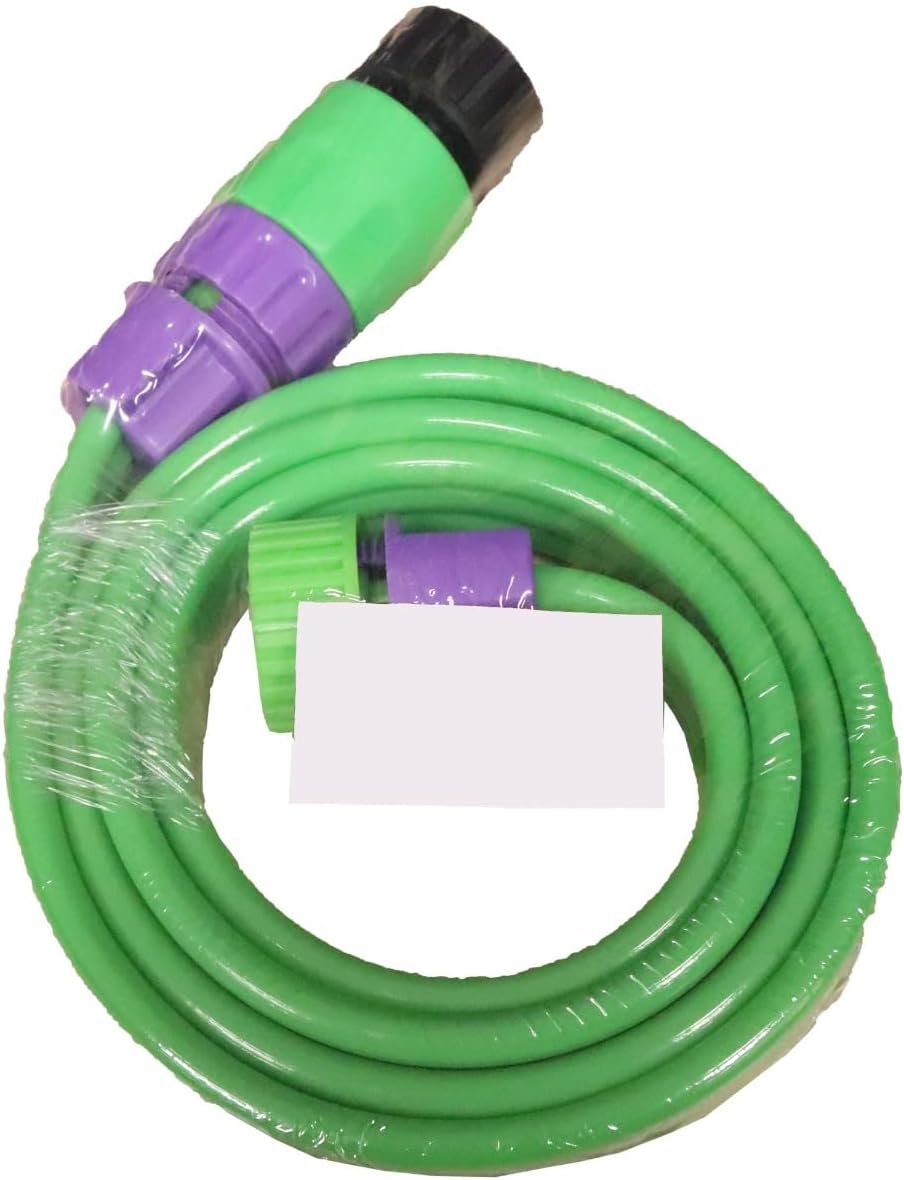 TentandTable PVC Plastic Lay Flat Water Hose | 4-Foot Long | for Inflatable Water Slide Bounce Houses