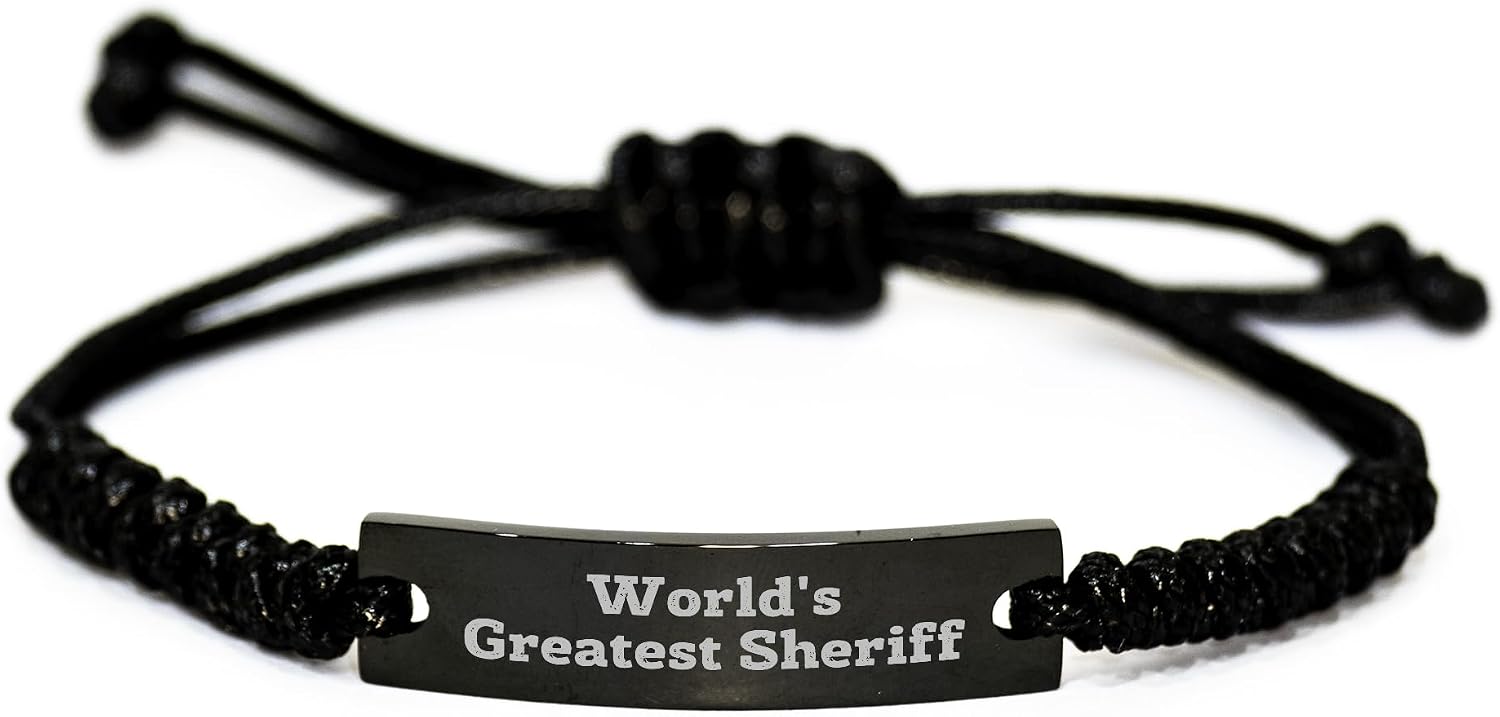 World's Greatest Sheriff Sheriff Gifts Birthday Unique Gifts from Family to Sheriff Friends
