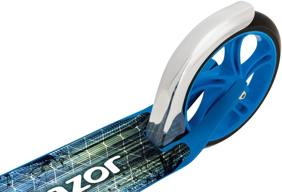 'Razor A5 Lux Kick Scooter - Large 8'' Wheels, Foldable, Adjustable Handlebars, Lightweight, for Riders up to 220 lbs'