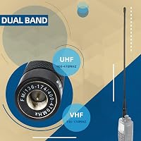 Retevis RHD771 Walkie Talkie Antenna SMA-M Kettős Sávú UHF VHF - Kompatibilis RT1 RT2 RT3 RT8 RT81 RT82 RT83 TYT MD-380 UV8000D Adóvevőkkel 4