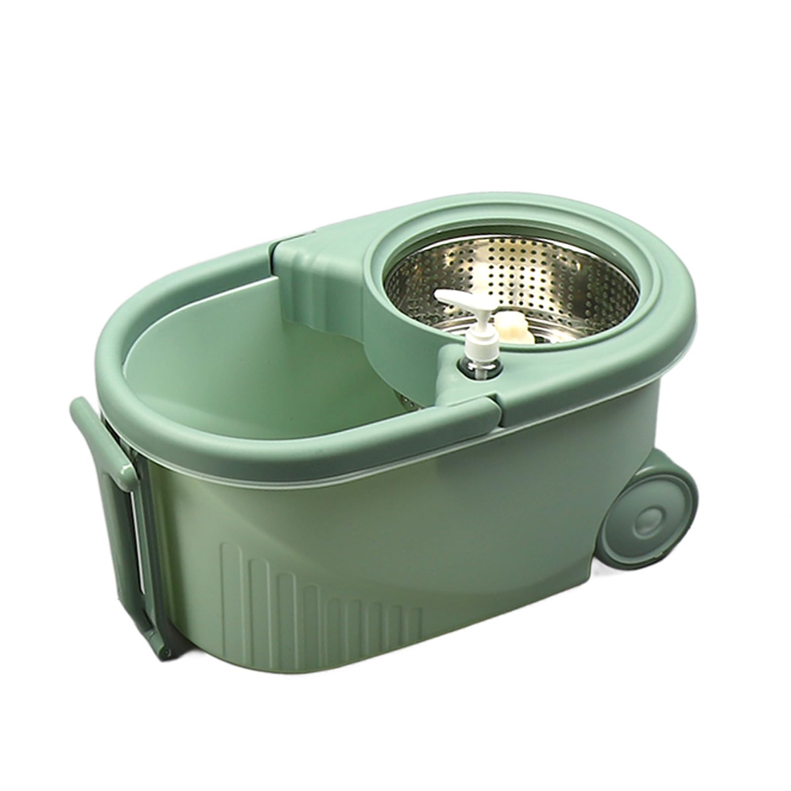 Generic de Cubo de Fregona Giratoria para Limpieza de Suelos sin Esfuerzo en el Hogar y la Oficina - Cabezales de Fregona Reutilizables Lavables - Limpieza Profunda para Madera Dura y Azulejos