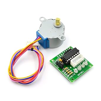 Robotbanao 5V 28BYJ-48 Stepper Motor And ULN2003 Stepper Motor Driver Module-4 Phase LED Indicator-XH-5P Socket