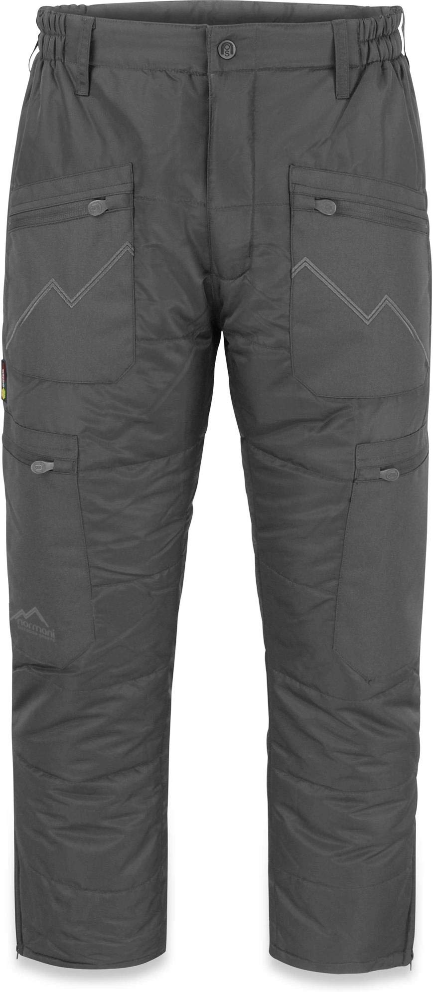 normani Outdoor Sports Herren Thermohose - gefütterte, verstärkte, wasserdichte Winterhose ThermoTech mit Dehnfalte und 4 abgedeckte Reißverschlusstaschen