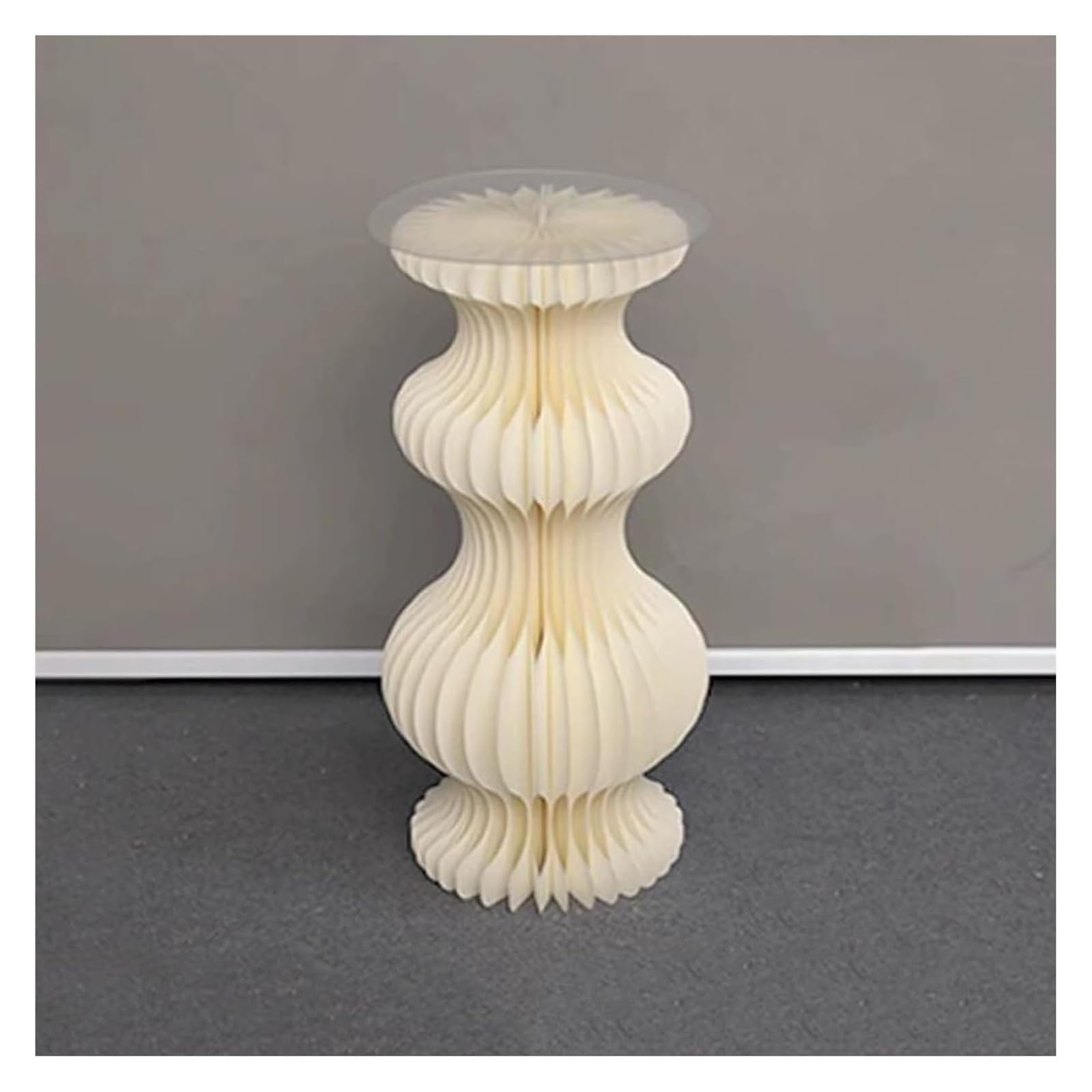 CXGfdghD plinth， Cylinder Stands Paper Pedestal Stand Stackable Cardboard Columns Wedding Party Roman Pillar(60x25cm)