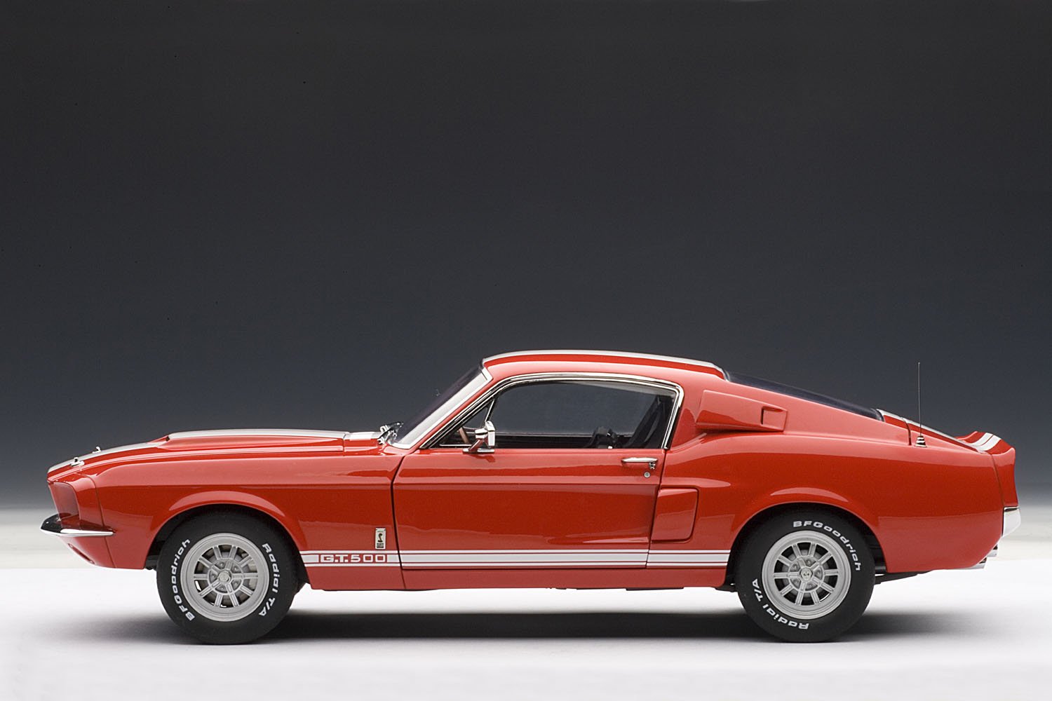 1967 Shelby Mustang Gt500 Red With White Stripes 1 18 | Desertcart