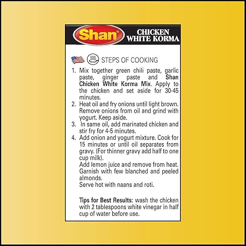 Vista 10 de Shan Mezcla de receta y condimento de pollo con mantequilla, 1.76 oz (50 g) – Polvo de especias para pollo jugoso en salsa rica de tomate