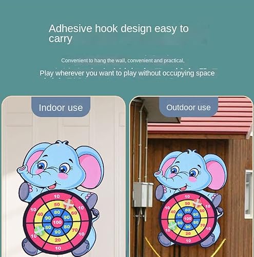 Miniatura 5 de Juego deportivo de tablero de dardos, juguetes para niños de 4 a 6 años, juguete al aire libre, juegos educativos de mesa con bola de dardos para