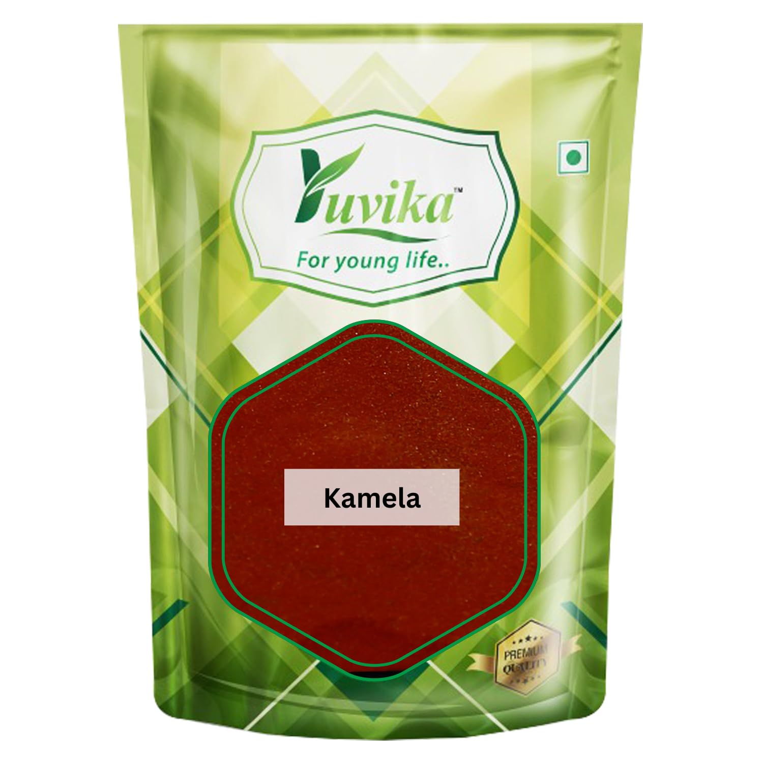 YUVIKA Kamela Powder - Kamila - Kabela - Mallotus Philippinensis (100 Grams)