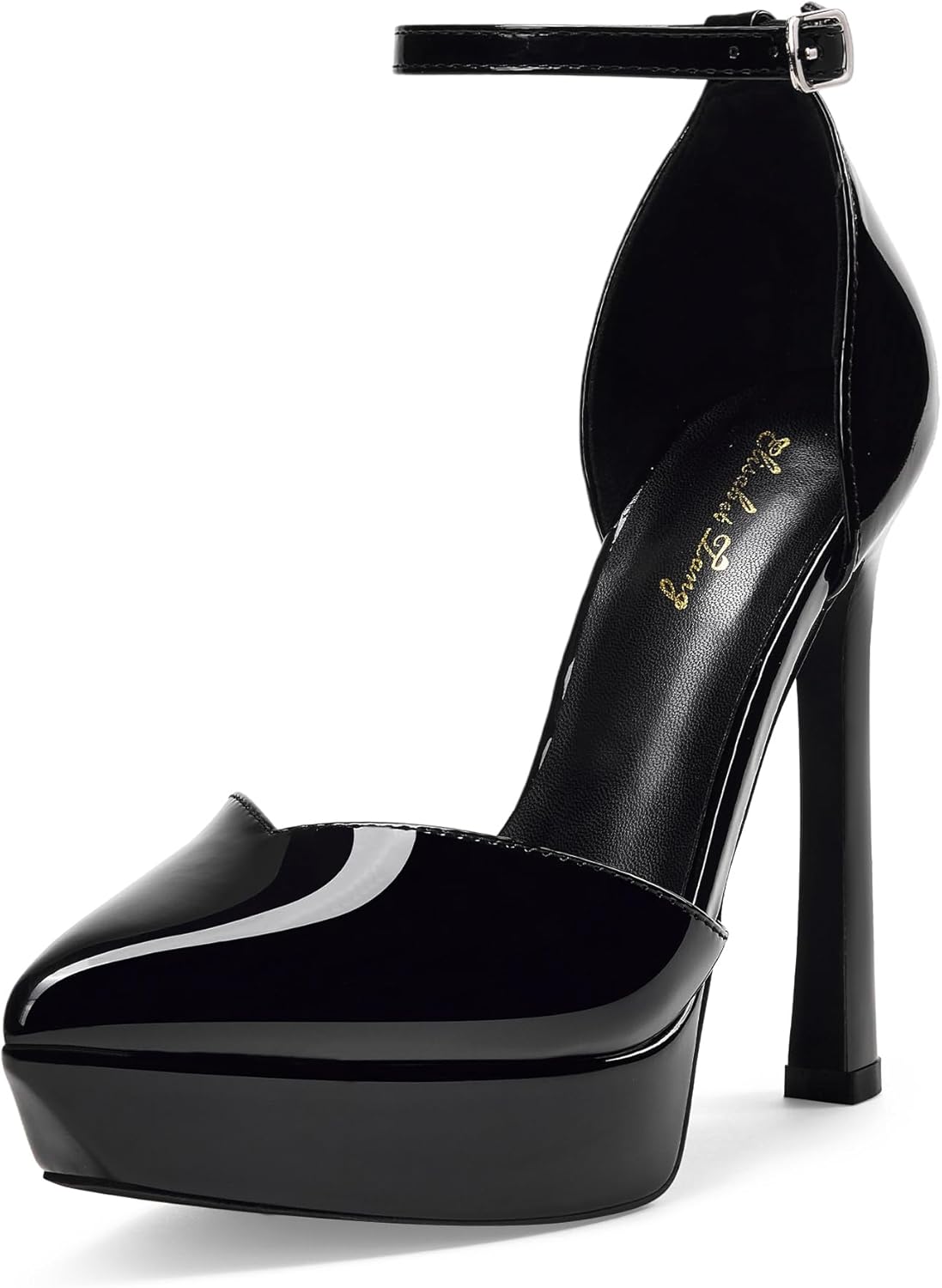 Elisabet Tang Women's Luxurious Platform Heels - 13cm High Heel Ankle Strap Pumps with Elegant Design for Parties, Weddings, and Formal Events - Image 3