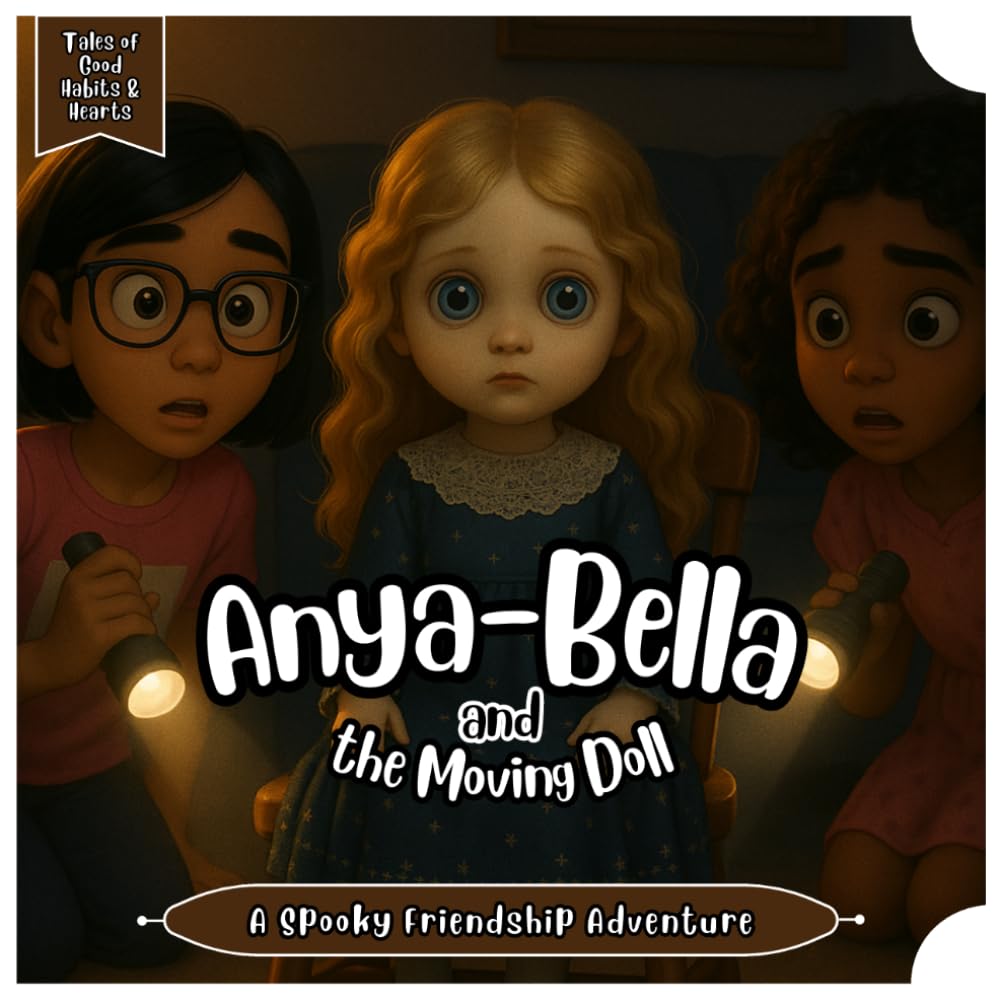 Anya‑Bella and the Moving Doll: A Spooky Friendship Adventure: Safe Scary Mystery Picture Book to Help Kids Face Fears, Feel Brave, and Sleep Easy (Ages 4–8) (Tales of Good Habits & Hearts)