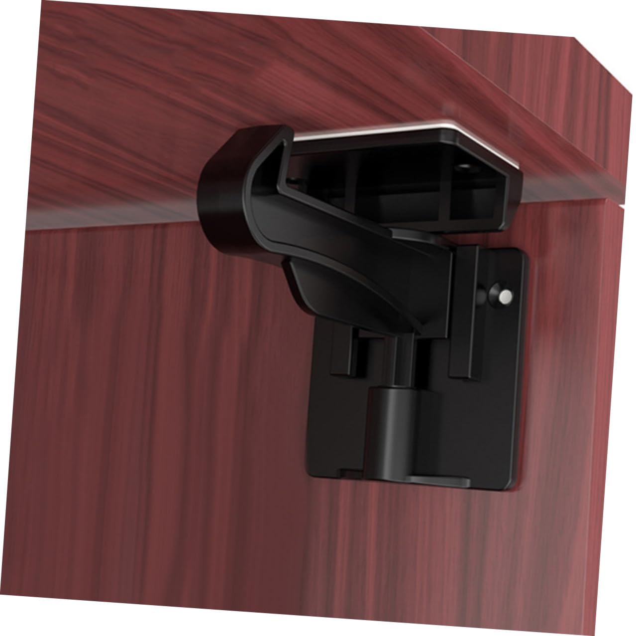 NOLITOY Cerraduras De Seguridad Para Cajones Para Niños, Pestillos Para Gabinetes De Abs, Color Negro, 10 Unidades, Protección Infantil Para Sala, Cocina y Dormitorio