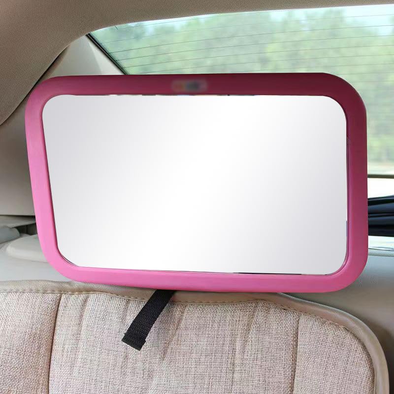 Espejo para Asiento de Coche Espejo retrovisor for Coche MG ZS EV, Espejo retrovisor for Asiento Trasero de Coche, irrompible, Ajustable, de Seguridad, Accesorios for Coche(B)