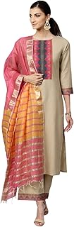 INDO ERA Women's Pure Cotton Salwar Suit