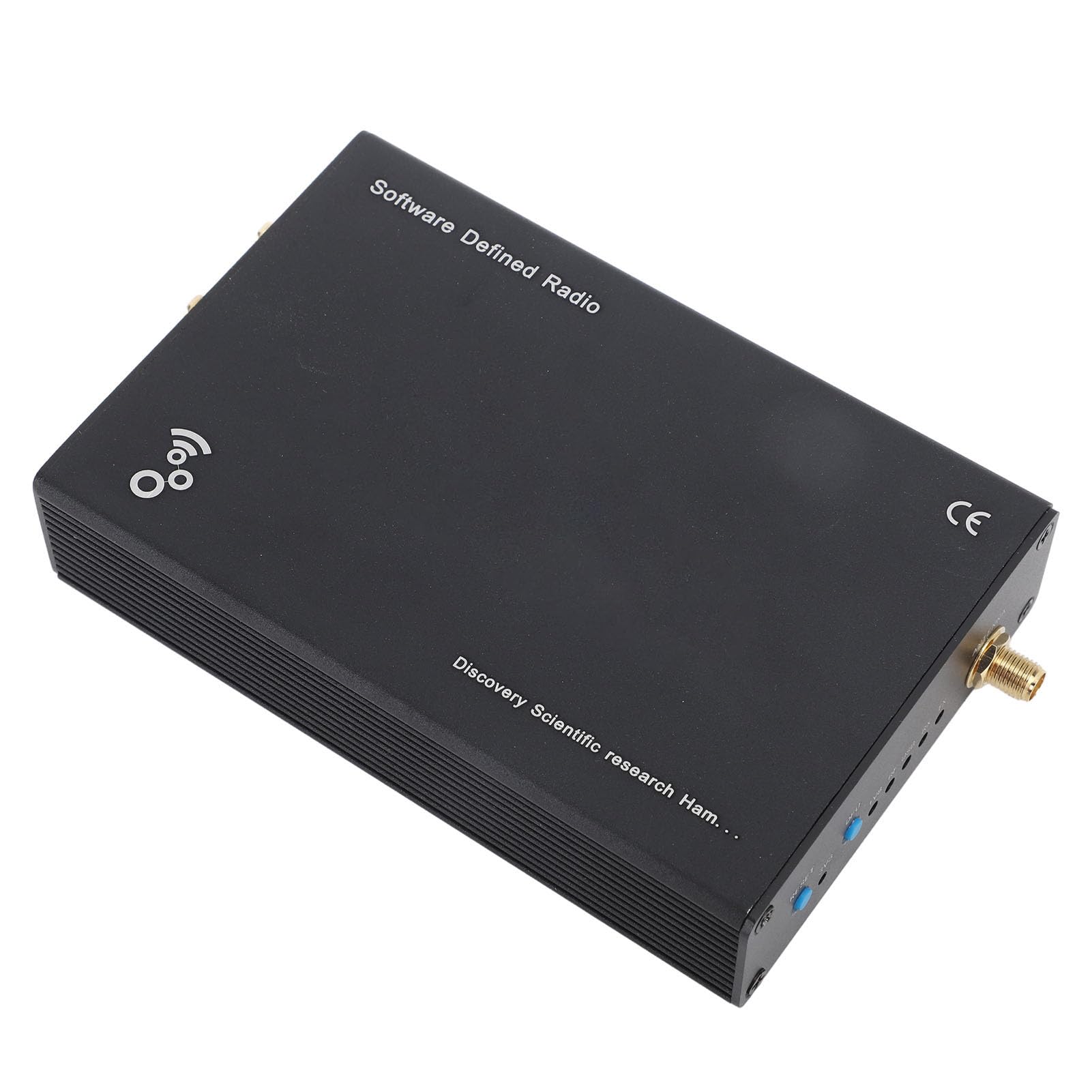 Fafeicy Radio Definida por Software SDR 1 MHz a 6 GHz Hardware de Código Abierto Radio Gnu Compatible con Carcasa de Aleación de Aluminio para Desarrollo de Pruebas Inalámbricas (Escribe un)