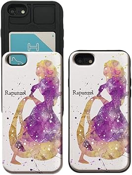 Amazon Galaxys9 ケース Galaxys9 ケース スライドケース Icカード入れ付き コンパクト カード収納 おしゃれ ペア おそろい 童話 シルエット お姫様 水彩 Princess プリンセス ラプンツェル Beauty And The Beast Rapunzel 可愛い おとなかわいい B 家電 カメラ