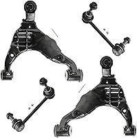 Vista 15 de Detroit Axle - Kit de brazos de control delanteros de 4 piezas para Ford Mustang Base GT 05-10 2005 2006 2007 2008 2009 2010, 2 brazos de control