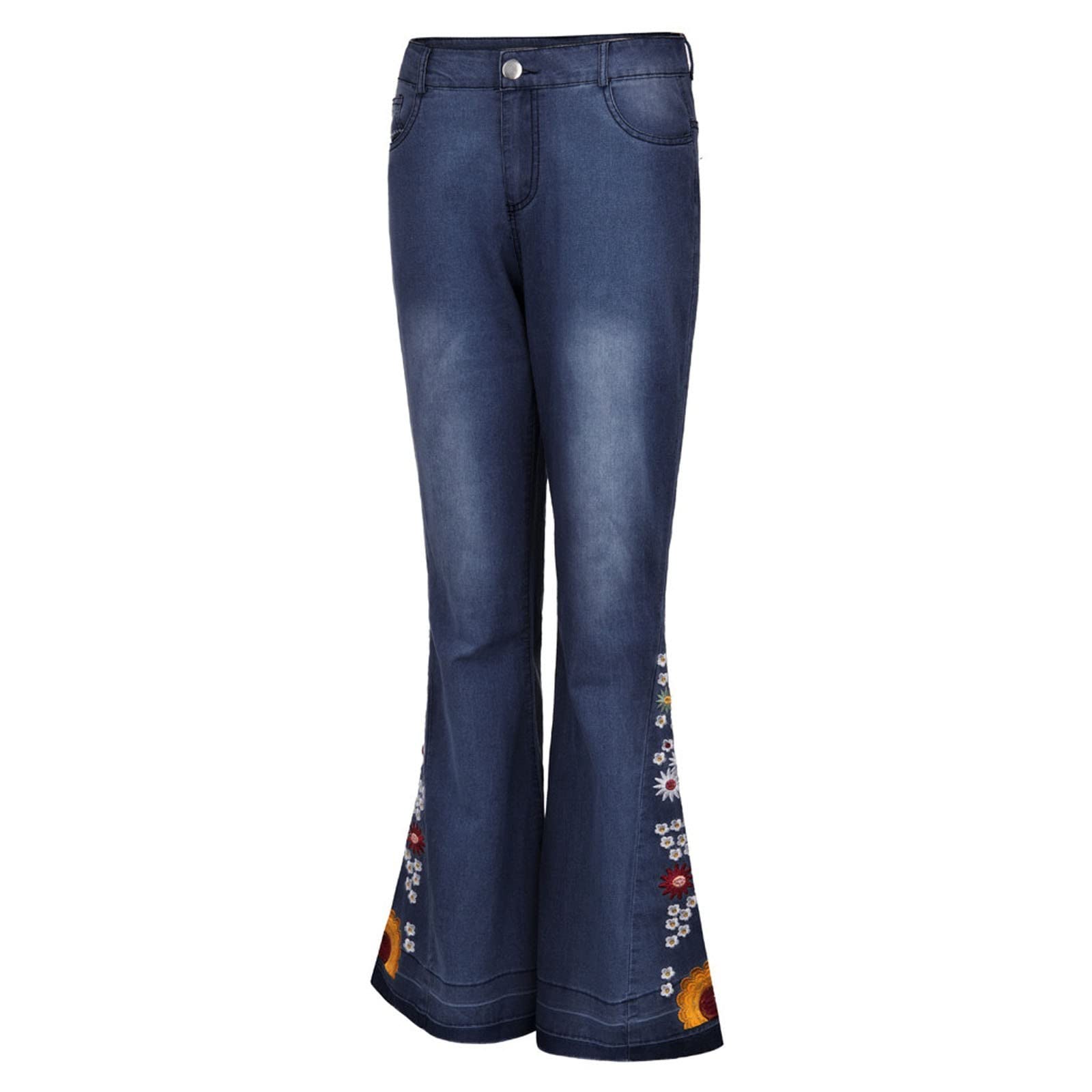 本日までHIGH WAIST BELL-BOTTOM DENIM PANTS Amazon.com: QJBMEI Bell Bottom Jeans for Women High Waist