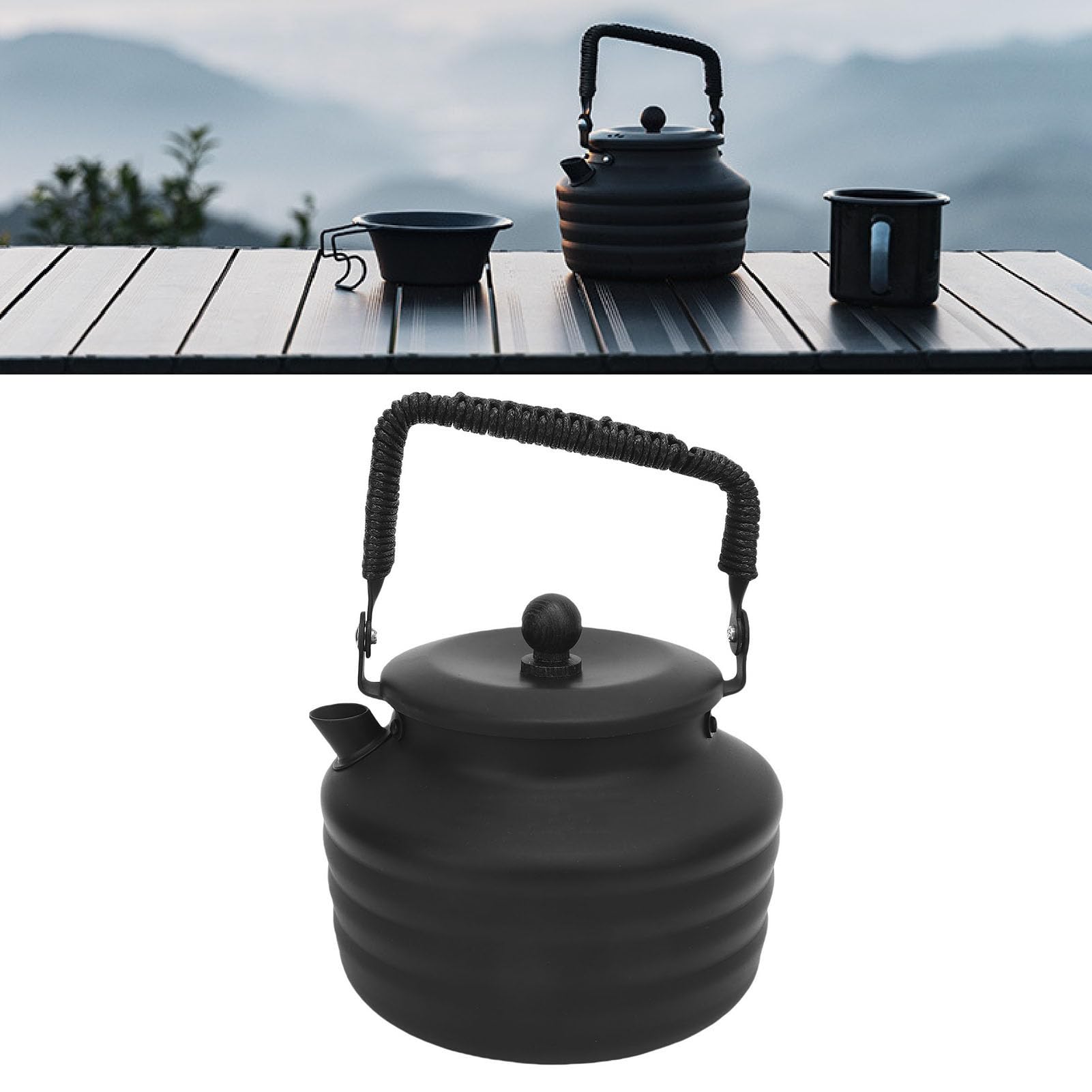 Portable Camping Kettle with Excellent Thermal Conductivity for