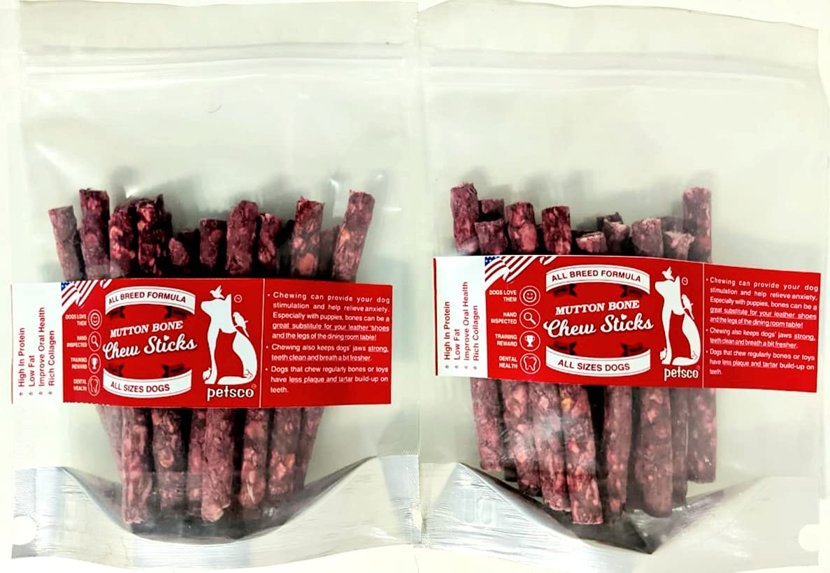 Mutton Flavor | Munchy Sticks | Dog Chews | Nutritional Dog Chews | Protein Chews | Dog Treat | Long-Lasting Chews | (Buy 1 Get 1 Free) | 80 Pieces (B09D3KJNVY) Amazon Price History, Amazon Price Tracker