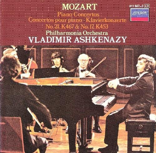 Mozart: Piano Concertos 21 & 1 [Audio CD] Philharmonia Orchestra; Ashkenazy, Vladimir