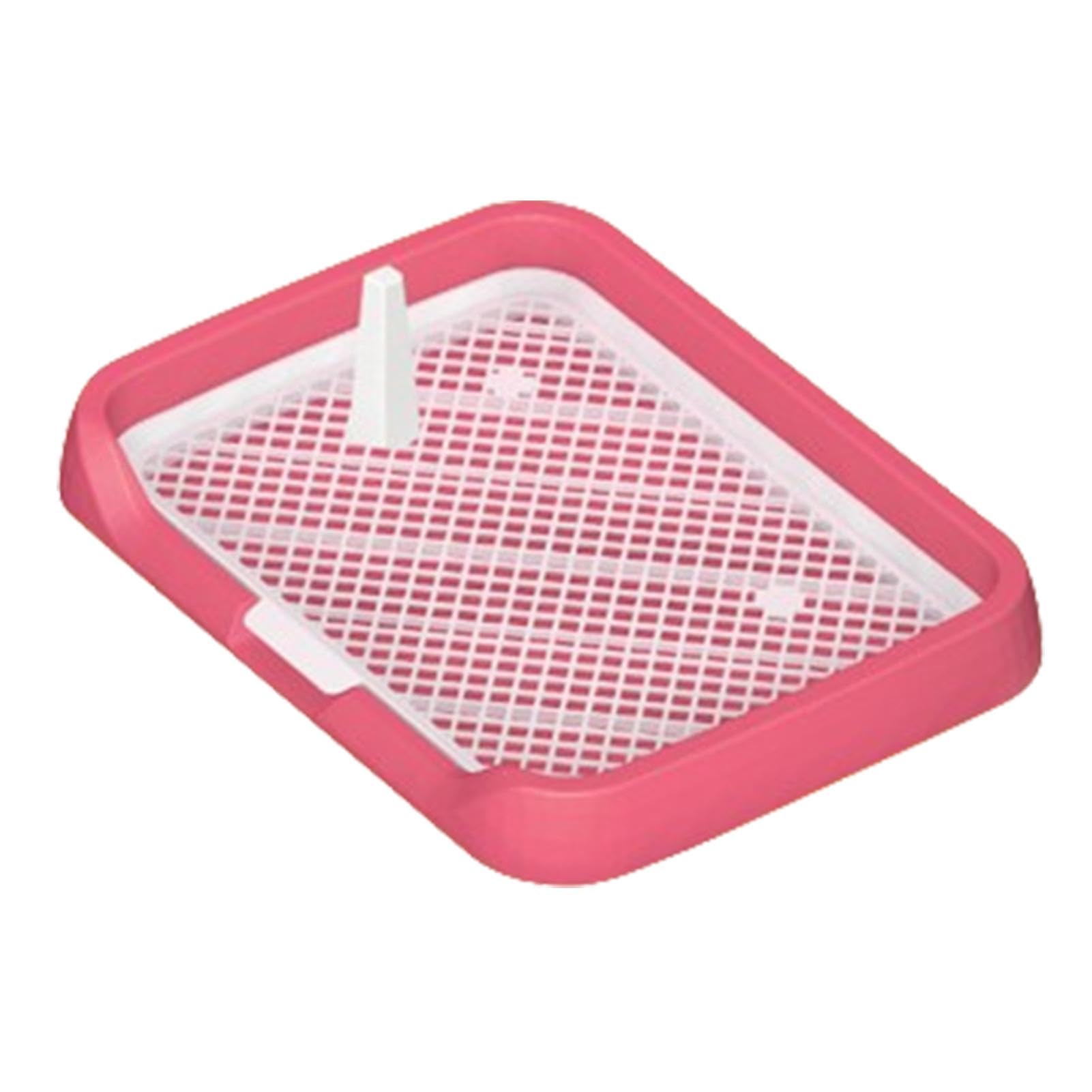Mesh Grids Toilette - Pee Pad Flat Potty Tray for Dogs with Mesh Grids - Reusable Easy Installation Pee Holder Pet Potty Supplies for Dogs, Puppies, Pets