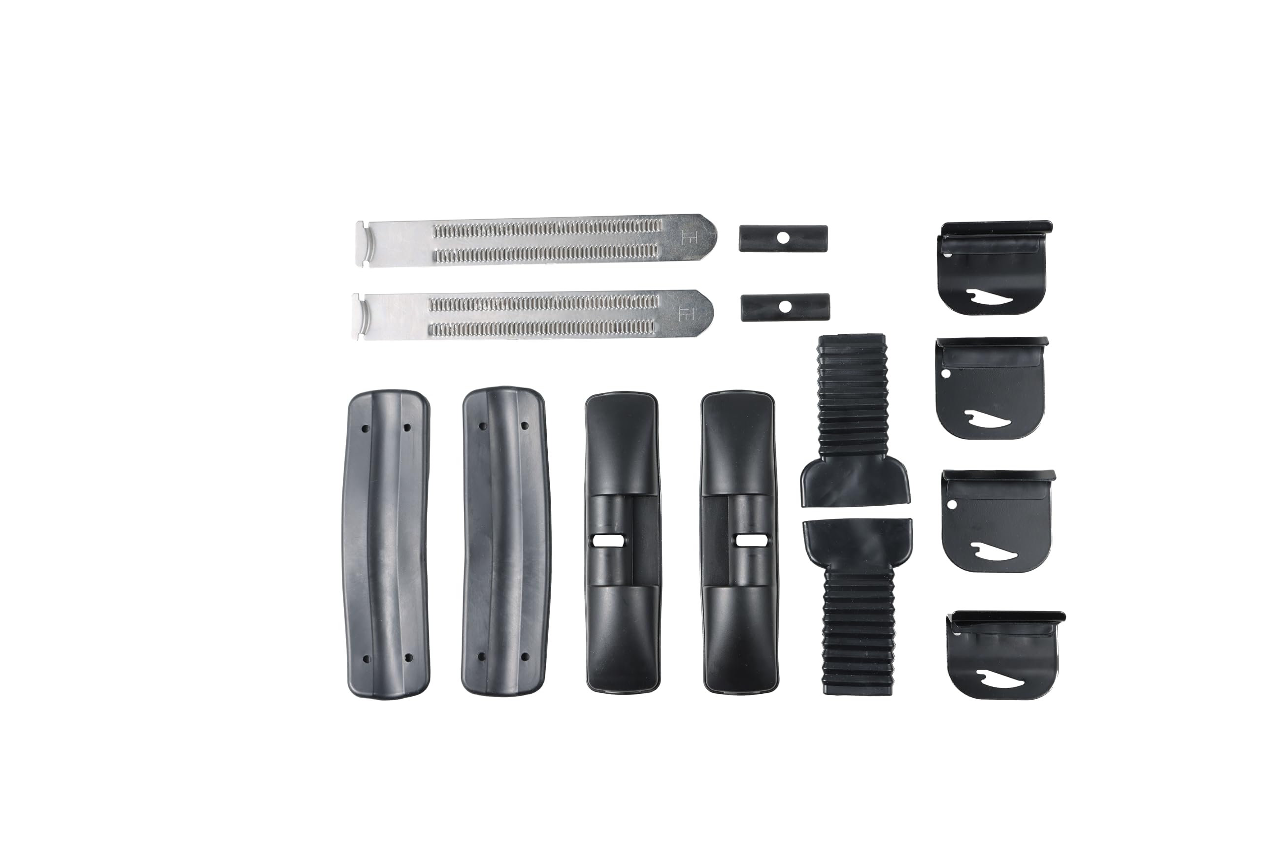 Barras Transversales de Techo Universales de Aluminio, para Coches sin Rieles Laterales, 150kg Carga, Portátil, para Cofre de Techo, Portabicicletas y Escalera