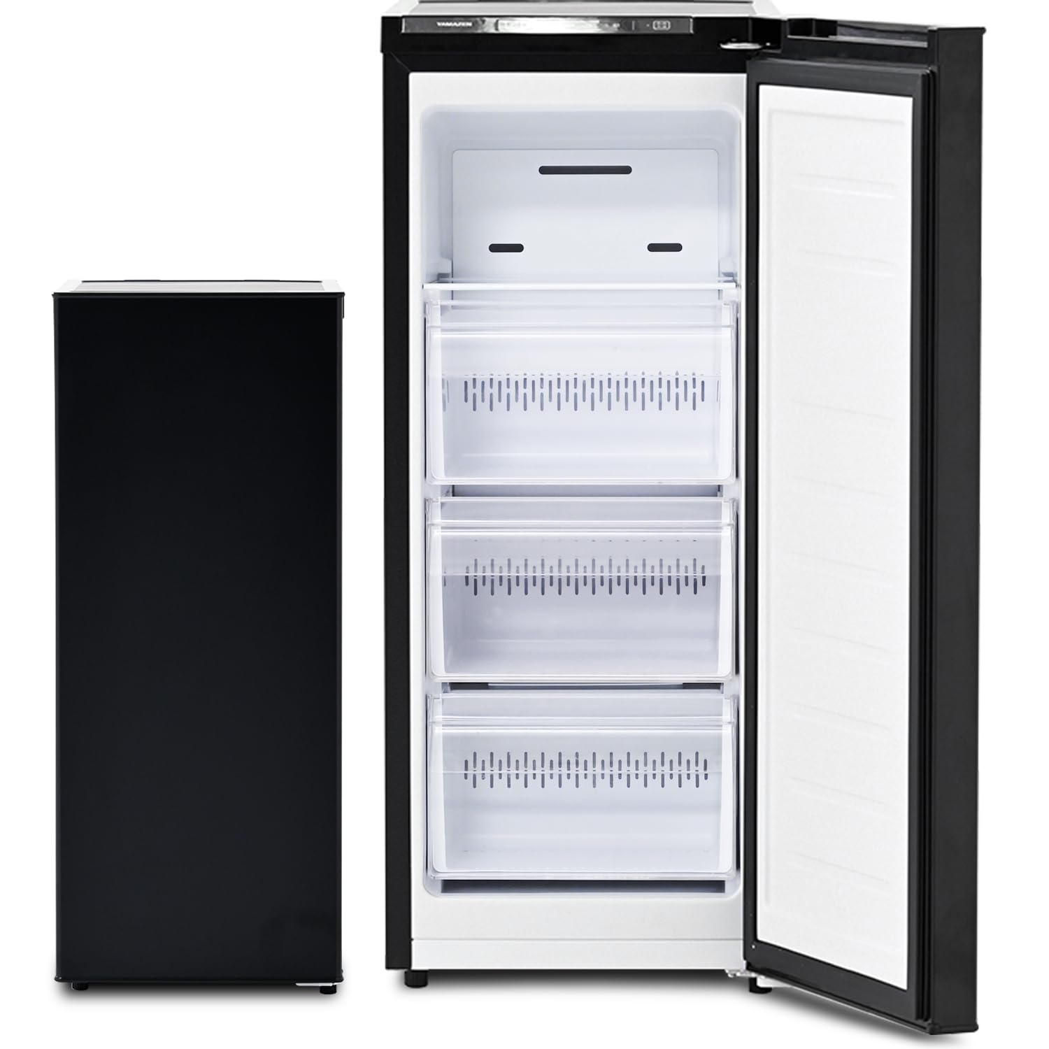 YAMAZEN 冷蔵庫 冷凍庫付き ブラック YAMAZEN 冷蔵庫 冷凍庫付き ブラック Amazon.co.jp: [山善