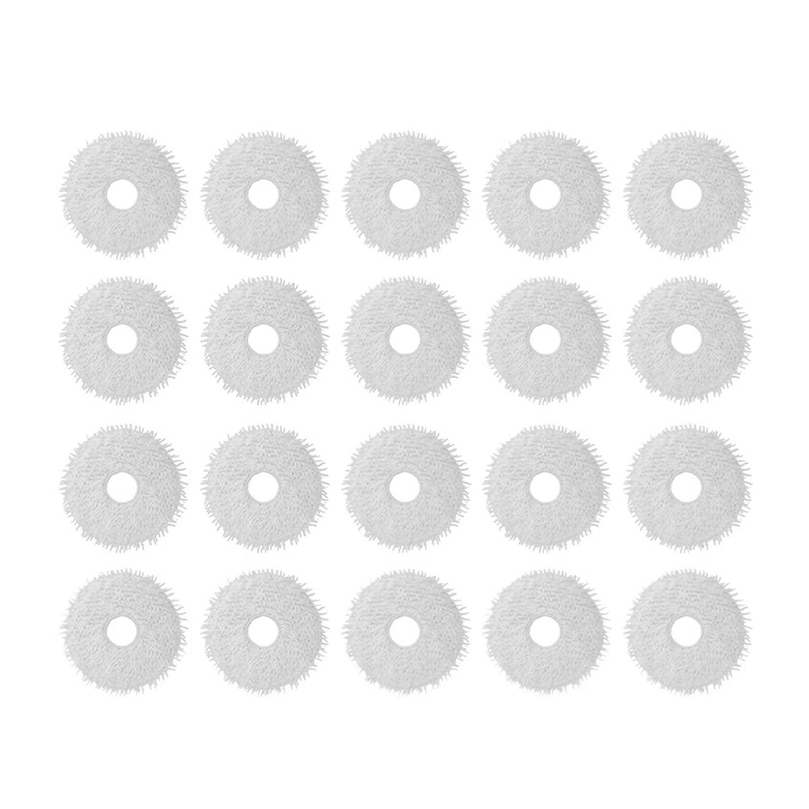 Vividcrate Robot Vacuum Cleaner Parts Robot Cleaner Mop Cloth,Compatible For Midea,V12/Compatible For Eureka,J12 Ultra(20pcs)