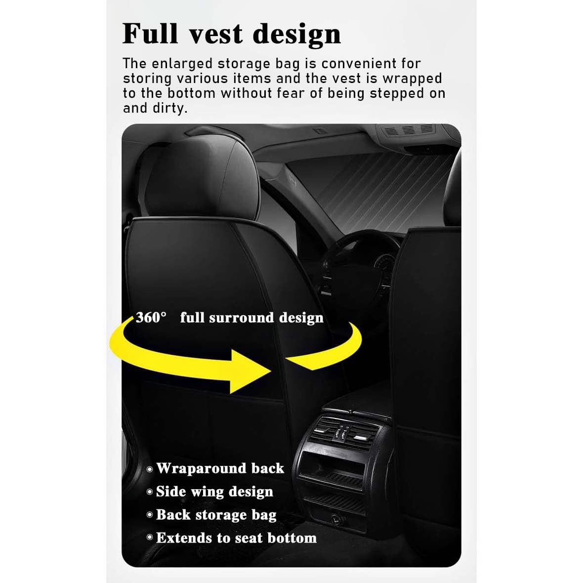 Housse Siege Voiture Cuir Rembourrée Auto PU Protection Antidérapante Couvre Coussin Ensemble Complet pour VW Touareg, GLI, CC, Golf, Polo, Tiguan ( Color : Black red-Ice silk , Size : Standard )