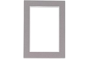 Precut 18x24 Charcoal Grey Picture Mat for 16x20 Photos