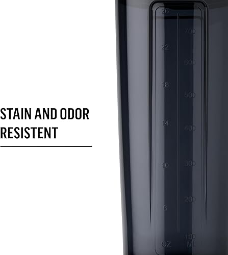 Miniatura 2 de BlenderBottle - Botella mezcladora serie Pro ideal para batidos de proteínas y bebidas de preentrenamiento, 32 onzas, color gris piedra (Pebble Grey)