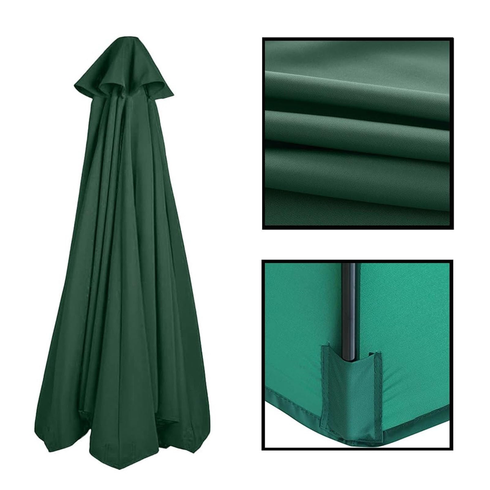 Telo di Ricambio per Ombrelloni da Giardino A 6/8 Stecche