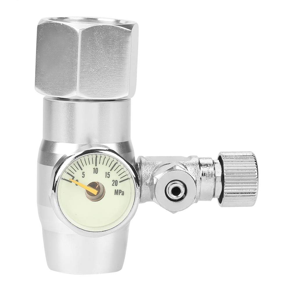 Amazon.co.jp: EBTOOLS CO2 レギュレータ圧力計 アルミ合金製 小型