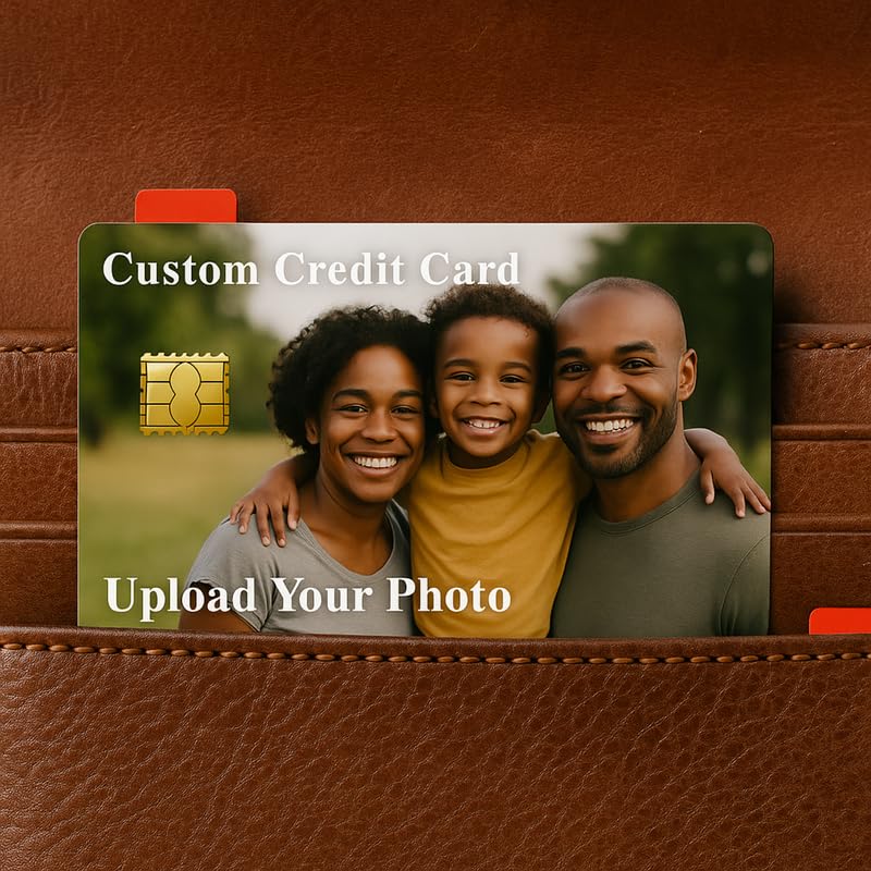 Custom Premium Waterproof Credit Card Skin with Debit Card Skin – Personalized Image Bank Cover – Removable Credit Cards Sticker2
