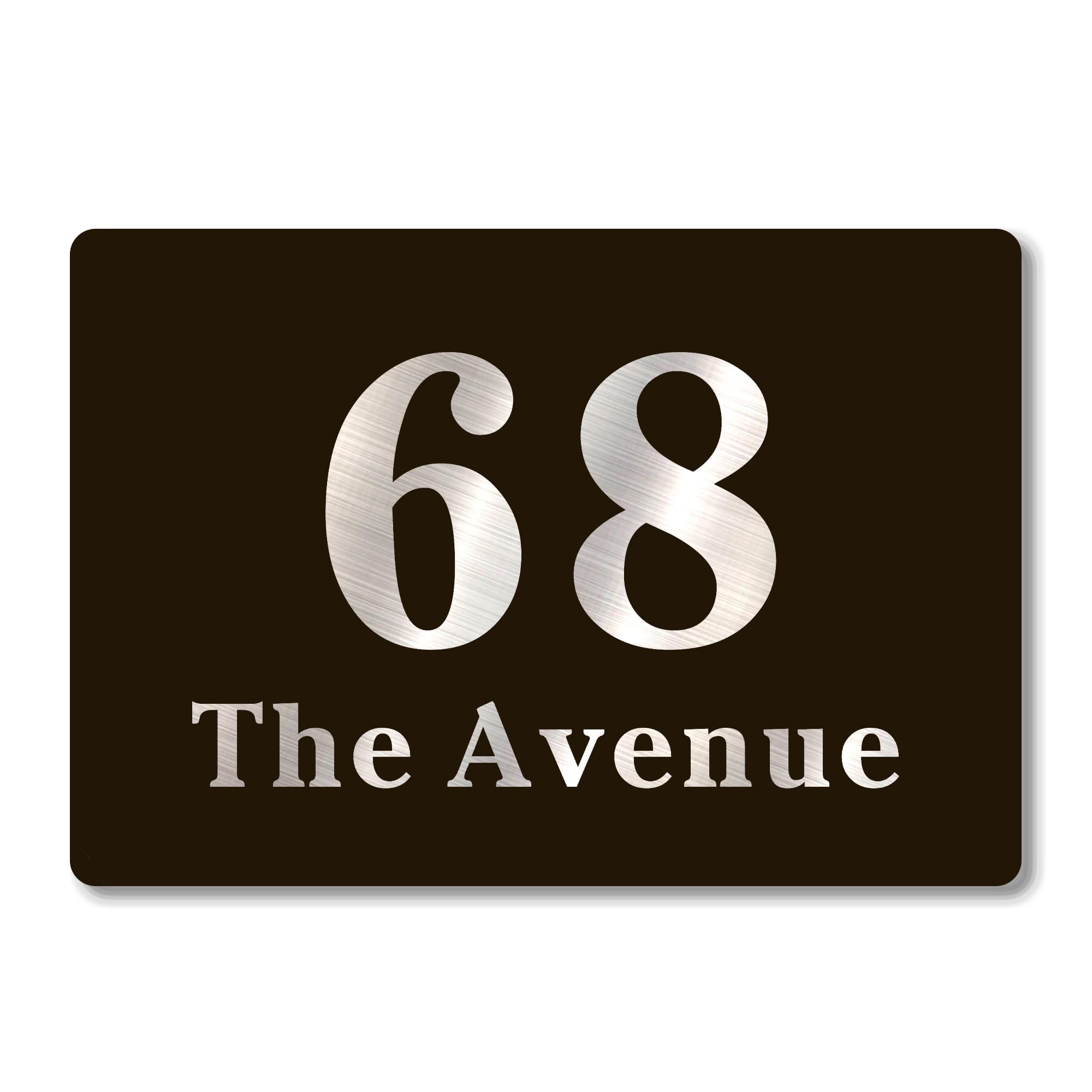 House Numbers Plaques, Door Number Plaques for Wall House Signs for Outside Houses Name Plaque, Personalised Front Door Signs - Image 2