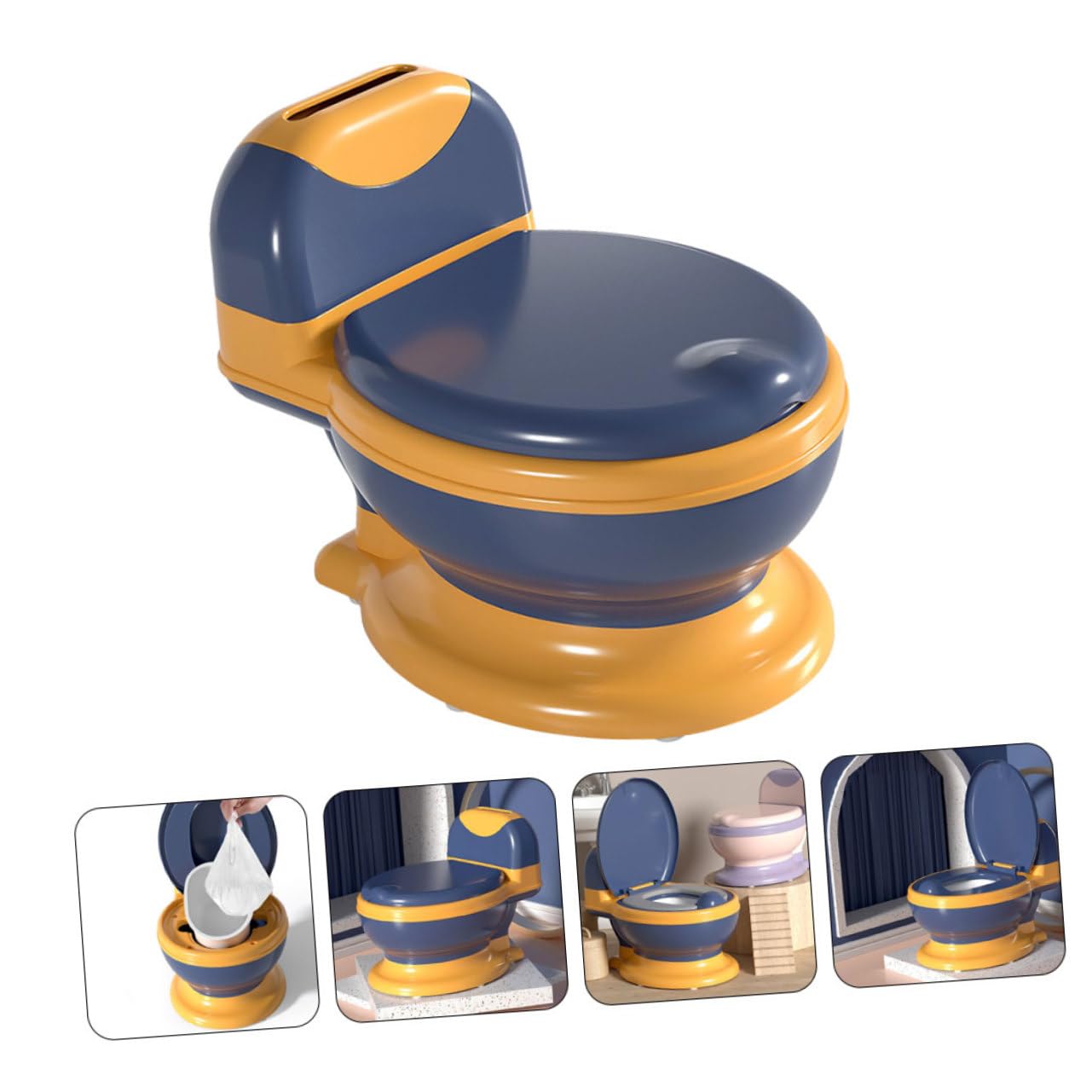 Kindertoilette Tragbare Toilette Kleinkind Tragbares Kleinkindtöpfchen Tragbare Töpfchen Toilettentöpfchen Töpfchen Für Jungen Töpfchen Für Kleinkinder Realistische
