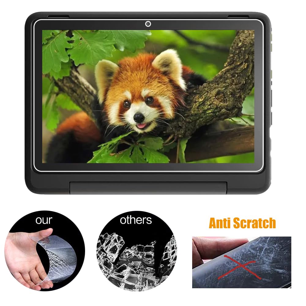 [2 Stück] Panzerglas Displayschutzfolie für 10 2023 Version 10,1 Zoll Tablet mit 2.5D 9H HD Blasenfrei Klar Transparent Ultra Dünn Schutzglas