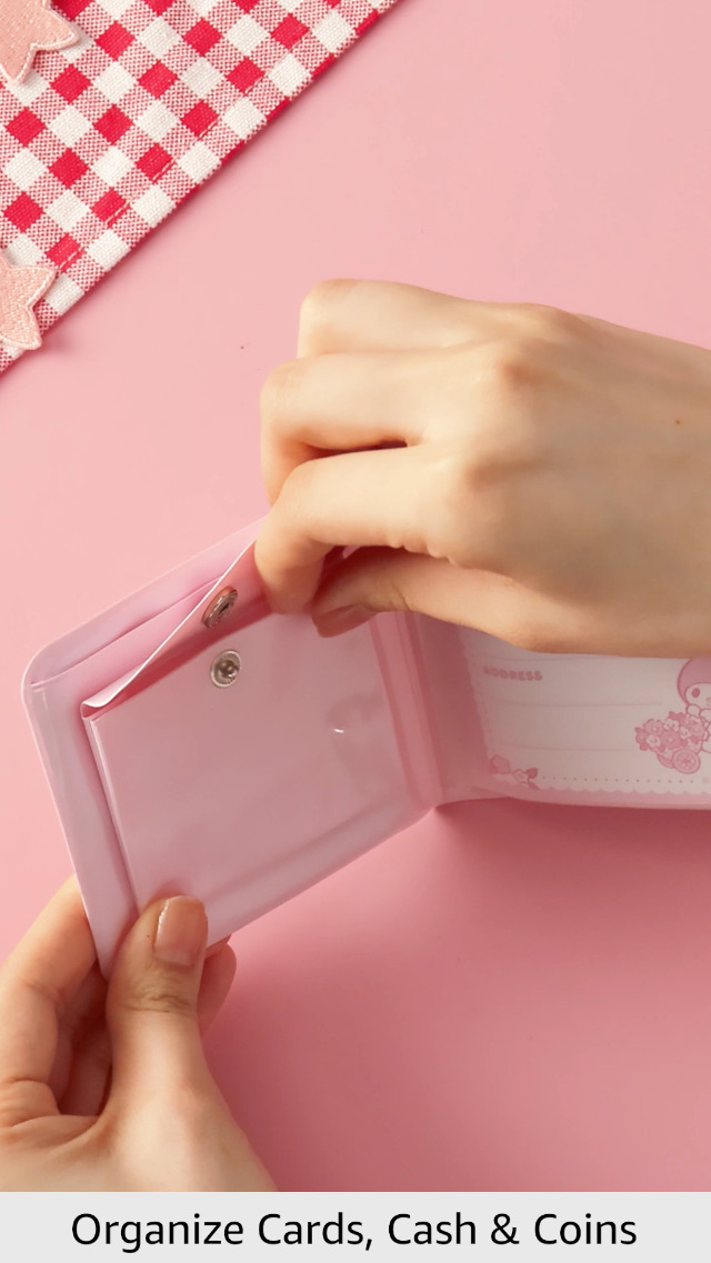 Amazon.com: Sanrio 713066 My Melody Vinyl pink Wallet : Clothing