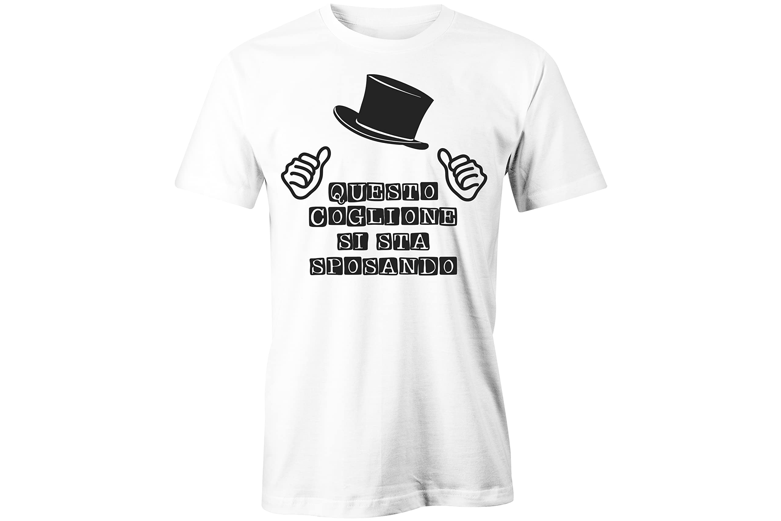 Puzzletee Pacchetto Tshirt Addio al Celibato - Questo Colione Si Sta Sposando - Maglietta Sposo - Amico del Colione - Set Magliette Celibato - Matrimonio - Idea Regalo