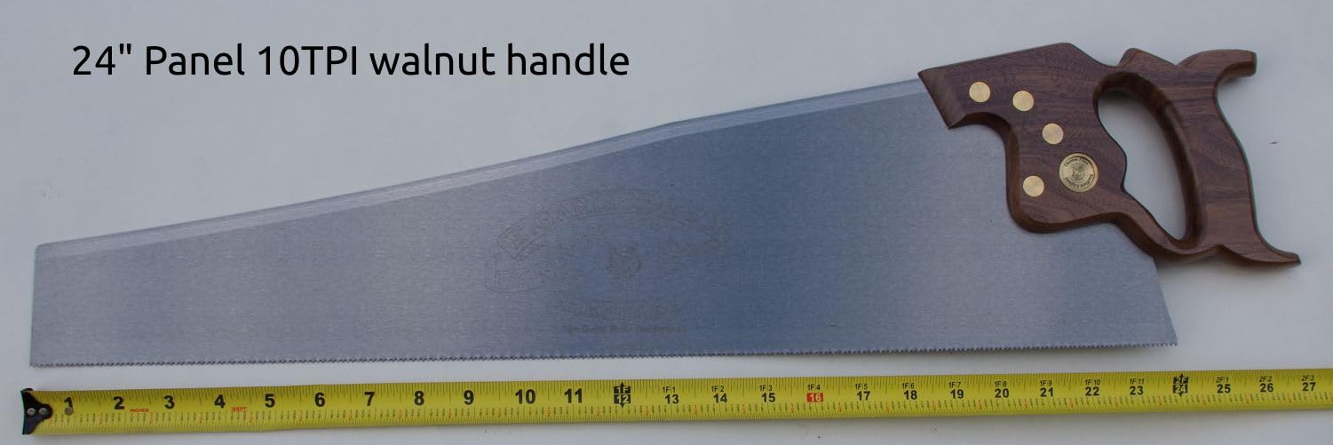 Lynx 24” 10 TPI Panel Crosscut Hand Saw with Taper Ground Blade