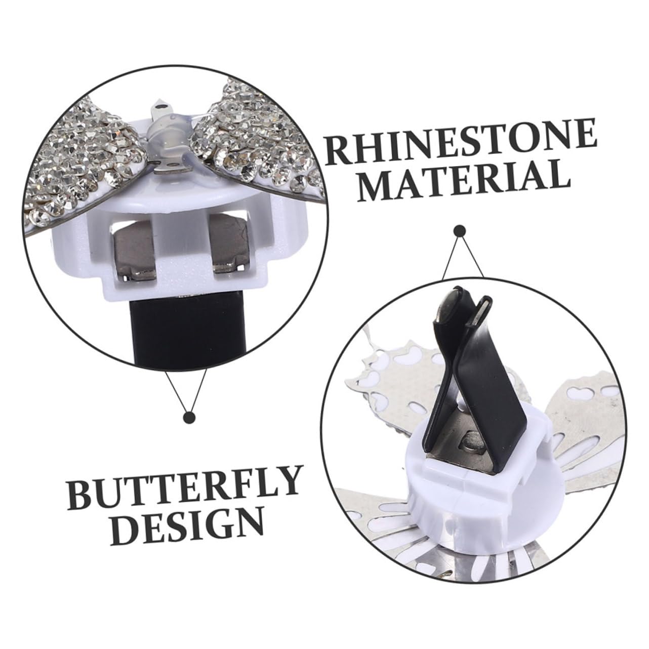 SOLUSTRE 4stücke Rhinestone Auto Duftclip Für Klimaanlage Autoausstattung Mit Einfacher Für Angenehmes Fahrgefühl Und Frischen Duft Im Auto